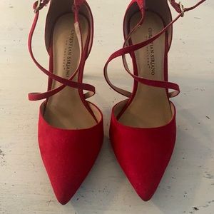 Ruby Red 4’ heels